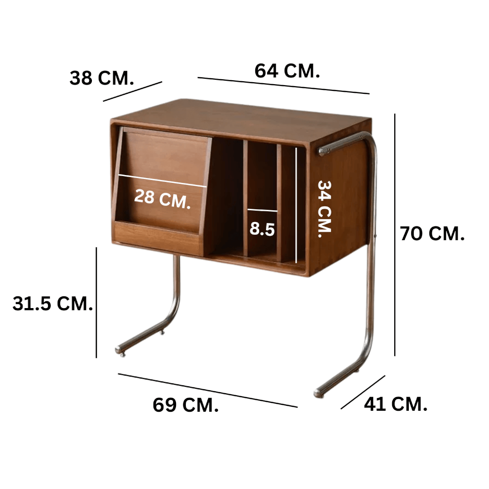 ตู้เก็บของ MY DOLLS HOUSE TAIME สีน้ำตาลเข้ม